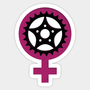 Chain Ring Girl Power 4 Sticker